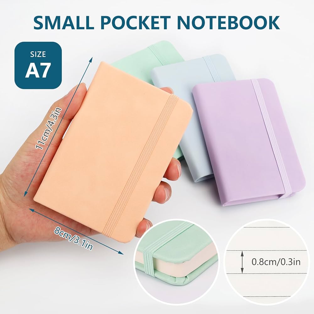 Amazon.co.jp: Skycase A7 メモ帳 ノートブック 4冊パック 200